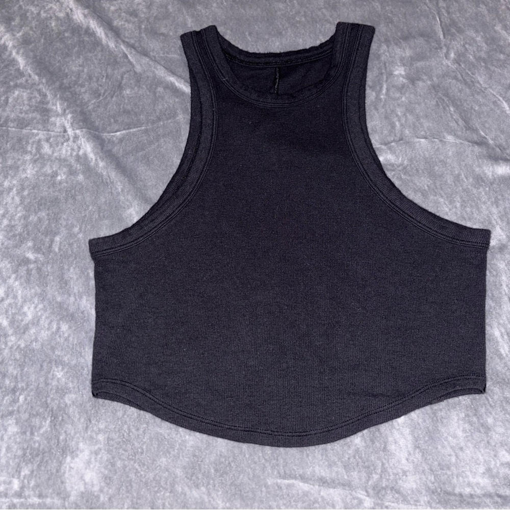 lululemon athletica Black Crop Top
